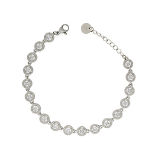 Bracciale Meridien Jewels in acciaio Grigio