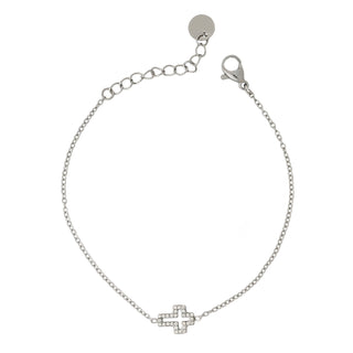 Meridien Jewels Steel Bracelet with Cross