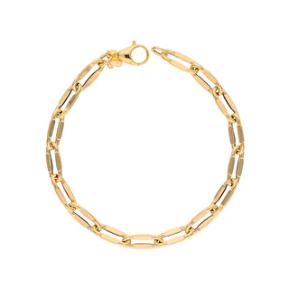 Bracciale Fabiani in oro giallo 18Kt a maglia ovale