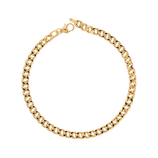 Bracciale Fabiani in oro giallo 18Kt a maglia barbazzale