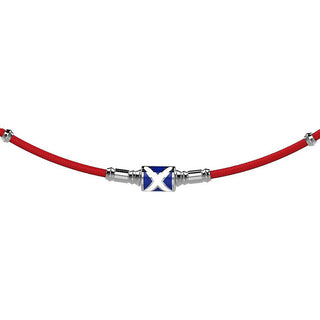 Collana Zancan Regata Kevlar rosso e Argento - Fabiani Gioiellerie