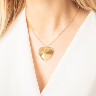 Collana Fabiani in oro giallo 18Kt con cuore