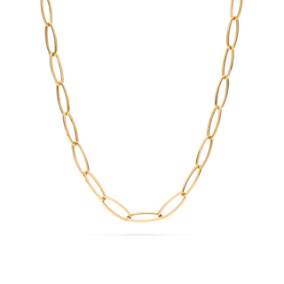 Collana Fabiani a maglia ovale 18kt in oro giallo