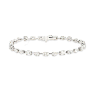 Bracciale Fabiani Tennis in oro bianco 18Kt con diamanti 5,31Kt - Fabiani Gioiellerie