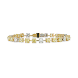 Bracciale Fabiani in oro giallo e oro bianco 18Kt con diamanti 11,44Kt - Fabiani Gioiellerie