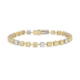 Bracciale Fabiani in oro giallo e oro bianco 18Kt con diamanti 11,44Kt - Fabiani Gioiellerie