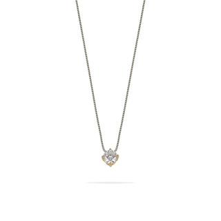 Collana Fabiani punto luce in argento con zircone - Fabiani Gioiellerie