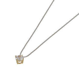 Collana Fabiani punto luce in argento con zircone - Fabiani Gioiellerie