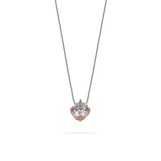 Collana Fabiani punto luce in argento con zircone - Fabiani Gioiellerie