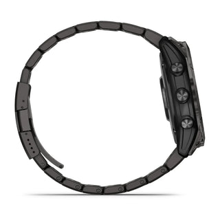 GARMIN fēnix® 7X Pro – Sapphire Solar Edition - Carbon Gray DLC Titanium with Vented Titanium bracelet